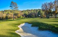 View Golf Country Club Cannes Mougins's lovely golf course in vibrant South of France.