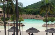 The Palace of the Lost City's impressive beach and wave pool in gorgeous South Africa.