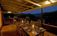 The Three Tree Hill Lodge's beautiful restaurant situated in marvelous South Africa.