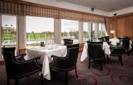 The K Club Hotel  Resort's impressive restaurant in spectacular Southern Ireland.
