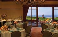 The Inn at Spanish Bay's picturesque restaurant situated in stunning California.