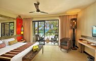 The Tamarina Golf  Spa Boutique Hotel's beautiful sea view double bedroom within pleasing Mauritius.