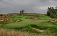 The Whistling Straits Golf Course's lovely 18th hole within impressive Wisconsin.