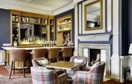 The Portmarnock Hotel's lovely Jameson Bar in gorgeous Southern Ireland.