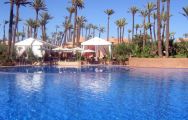 View Palmeraie Village's picturesque main pool in astounding Morocco.