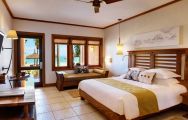 The Heritage Awali Golf  Spa Resort's picturesque double bedroom in gorgeous Mauritius.