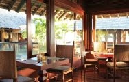 All The Heritage Awali Golf  Spa Resort's lovely Savana Restaurant in magnificent Mauritius.