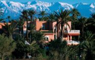 The Palmeraie Palace's picturesque mountain view situated in sensational Morocco.