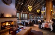 The Kwa Maritane Bush Lodge's beautiful restaurant within staggering South Africa.