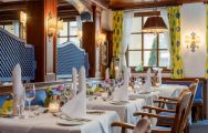 The Hotel Maximilian's scenic restaurant within breathtaking Germany.