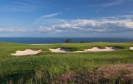 The BlackSeaRama Golf Club's impressive golf course within pleasing Black Sea Coast.