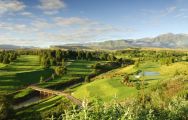 The Champagne Sports Golf Club's scenic golf course within dazzling South Africa.