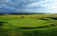 The Gullane Golf Club's beautiful golf course in magnificent Scotland.