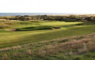 View Lundin Golf Club's beautiful golf course in striking Scotland.