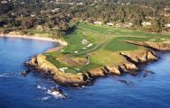 Pebble Beach Golf Links carries among the premiere golf course around California