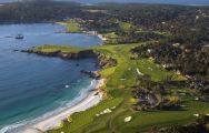 View Pebble Beach Golf Links's lovely golf course in amazing California.
