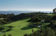 View Pelican Hill Golf Club's impressive golf course situated in dazzling California.