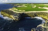 The Puntacana Golf Club's lovely golf course within brilliant Dominican Republic.