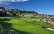 The Spyglass Hill Golf Course's impressive golf course situated in pleasing California.