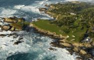The Cypress Point Club's lovely golf course within impressive California.