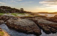 View Cypress Point Club's picturesque golf course within striking California.