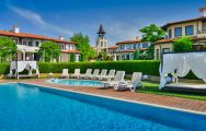 The BlackSeaRama Golf  Villas's beautiful outdoor pool situated in sensational Black Sea Coast.