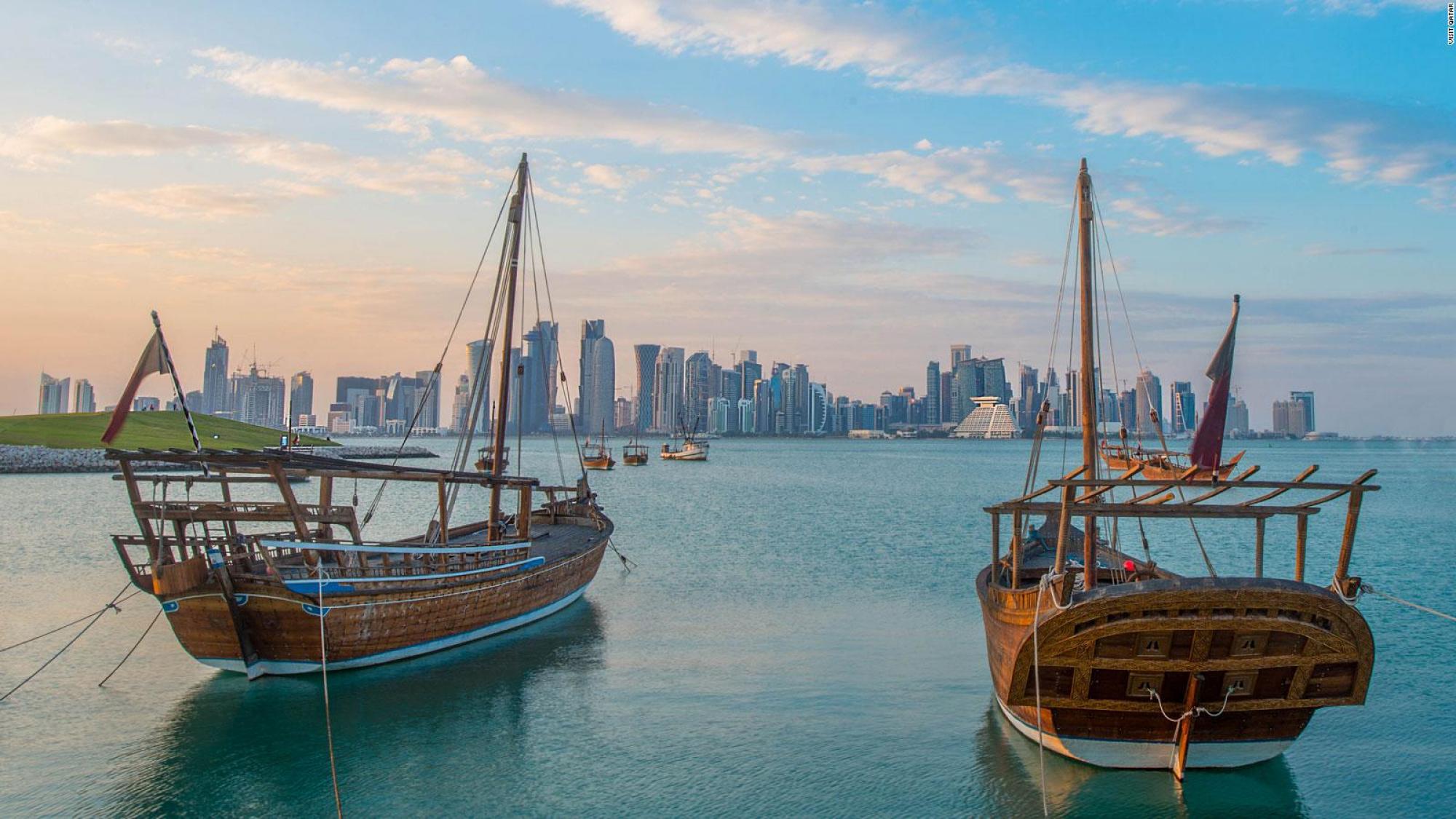 The beautiful city of Doha in Qatar