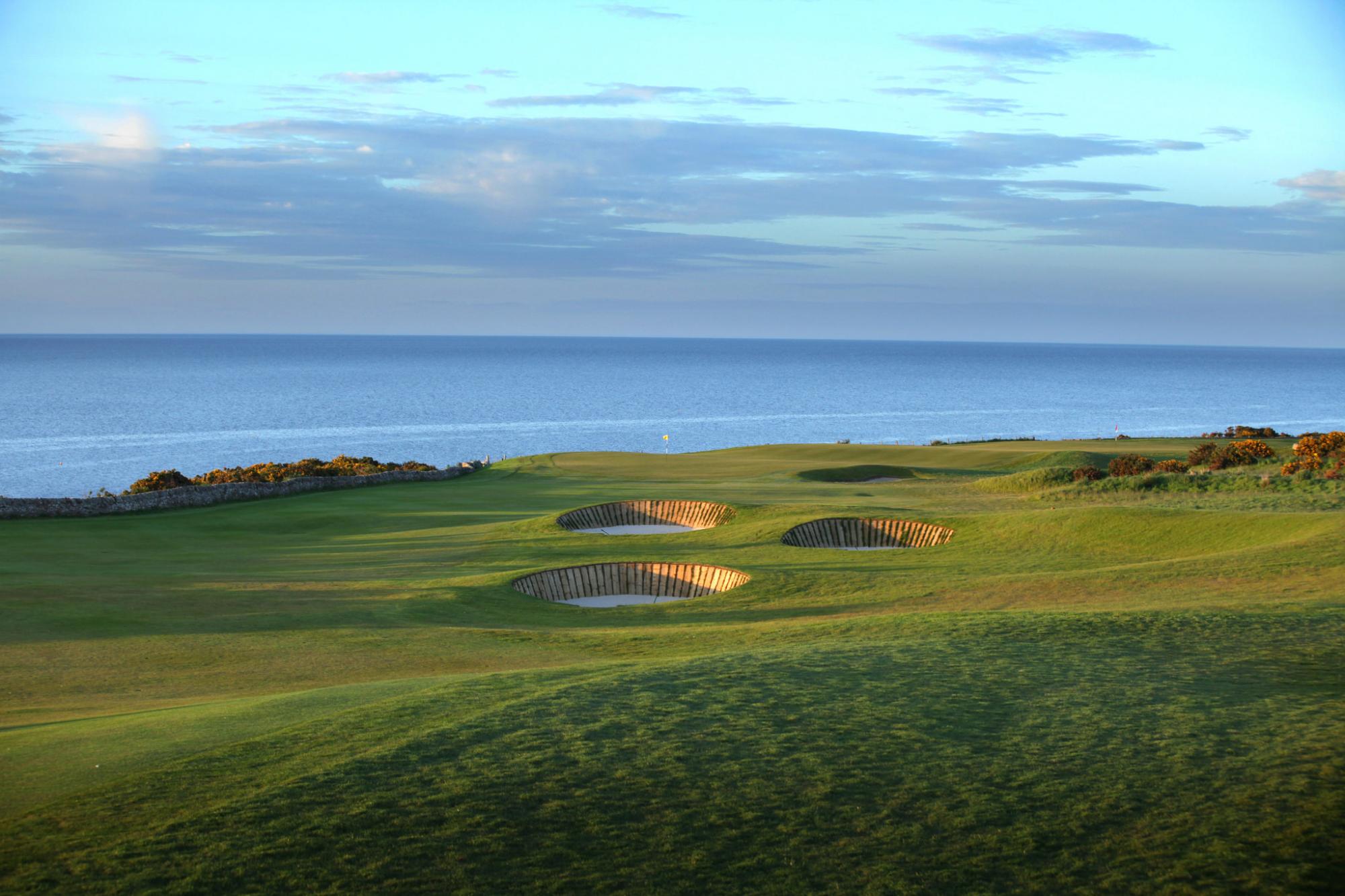 View Fairmont St Andrews Golf Course's beautiful golf course in dramatic Scotland.