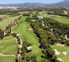 The El Prat Golf Club's beautiful golf course situated in marvelous Costa Brava.