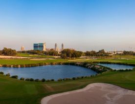 The Doha Golf Club's impressive golf course situated in stunning Qatar.