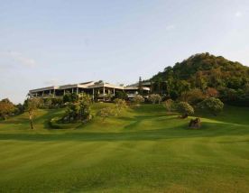 The Laem Chabang International Country Club's picturesque golf course within astounding Pattaya.