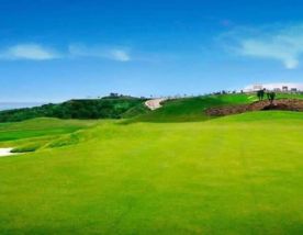 The Alcaidesa Heathland Course's picturesque golf course in pleasing Costa Del Sol.