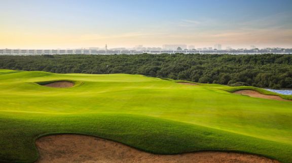 The Al Zorah Golf Club's lovely golf course in marvelous Dubai.