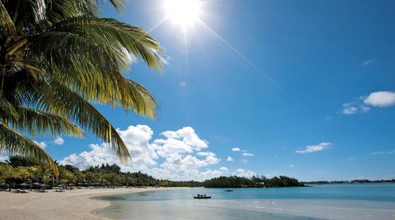 Shangri La Le Touessrok Resort  Spa's impressive beach situated in breathtaking Mauritius.