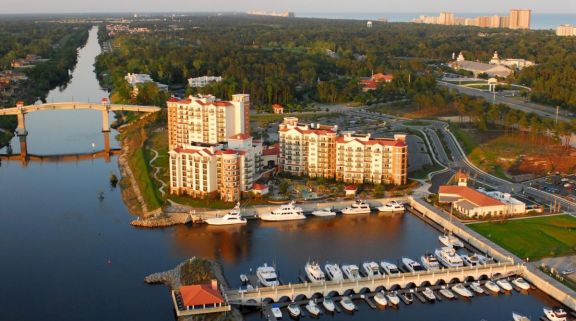The Marina Inn at Grande Dunes's lovely ariel view in magnificent South Carolina.