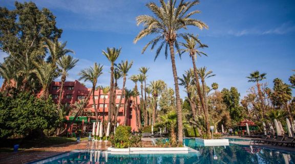 View Hotel Kenzi Farah's scenic main pool situated in gorgeous Morocco.