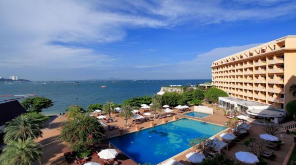 The Dusit Thani Hotel's scenic sea view within sensational Pattaya.