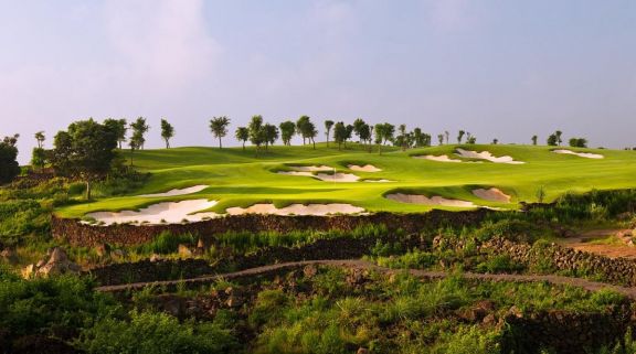 View Mission Hills Golf Club's beautiful golf course within spectacular China.