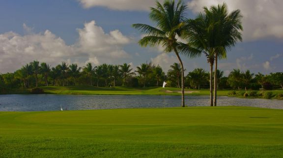The Cocotal Golf and Country Club's picturesque golf course in pleasing Dominican Republic.