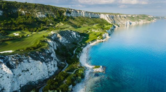 The Thracian Cliffs Golf Club's impressive golf course situated in amazing Black Sea Coast.