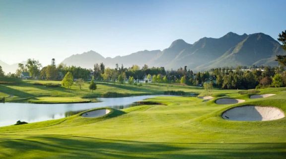 The Fancourt Outeniqua Course's picturesque golf course in stunning South Africa.