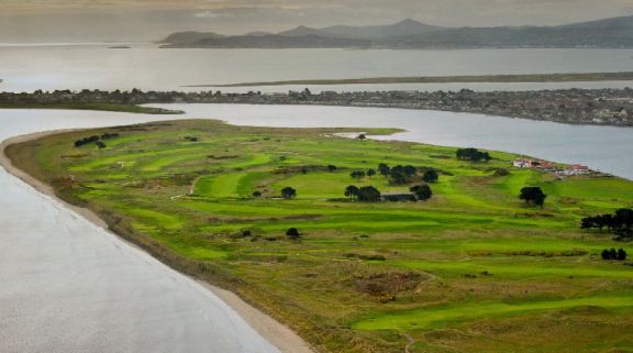 View Portmarnock Links's lovely golf course in marvelous Southern Ireland.