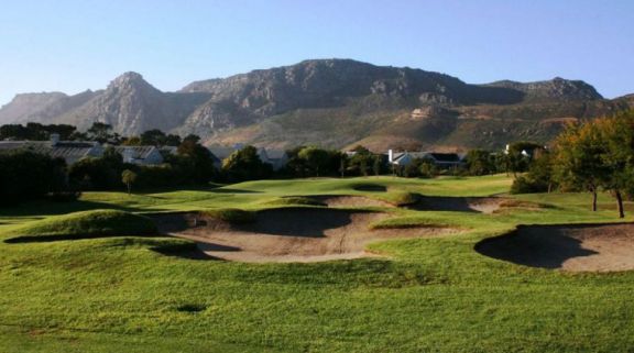 The Steenberg Golf Club's lovely golf course in staggering South Africa.