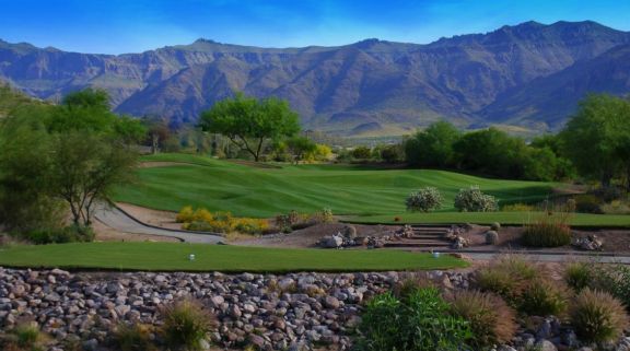 The Gold Canyon Golf's lovely golf course situated in brilliant Arizona.